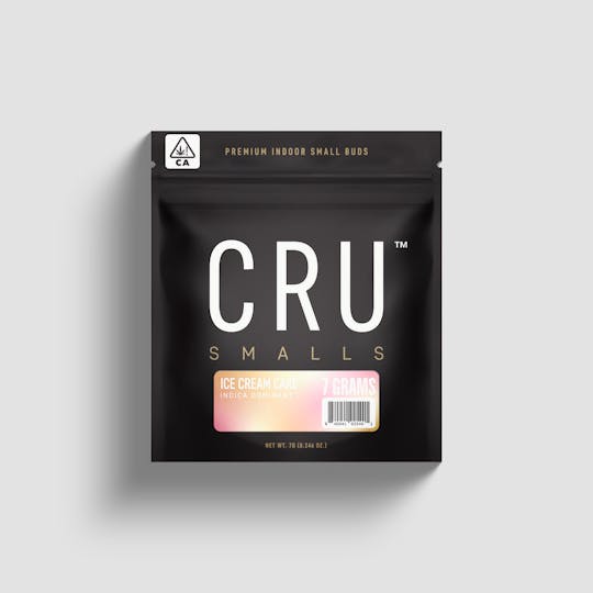 CRU Cannabis - Ice Cream Cake (7 Grams Smalls Flower) - 1