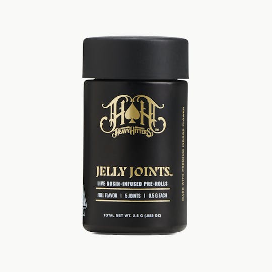 Heavy Hitters - Anunnaki x Moroccan Peaches | Indica - Live Rosin Infused 0.5g Preroll 5-Pa - 1