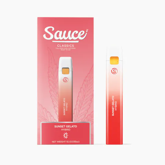 Sauce. - Sauce | Classics | Sunset Gelato | Disposable | 1g - 1