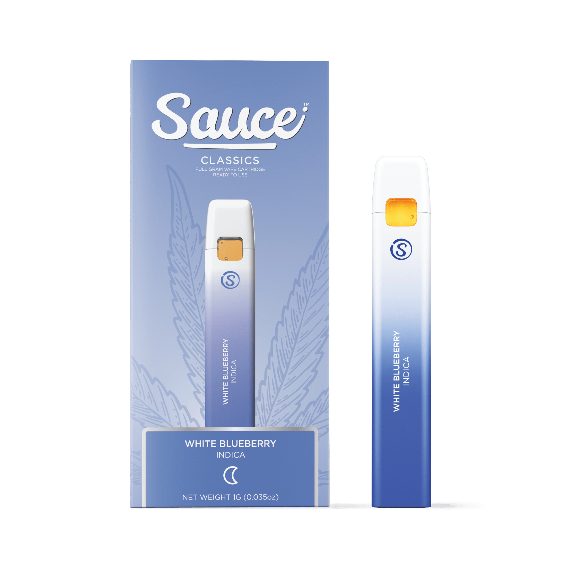 Sauce. - Sauce | Classics | White Blueberry | Disposable | 1g - 1