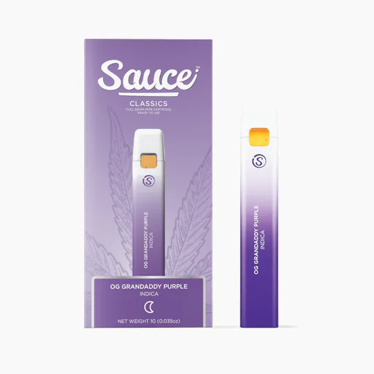 Sauce. - Sauce | Classics | OG Grandaddy Purp | Disposable | 1g - 1