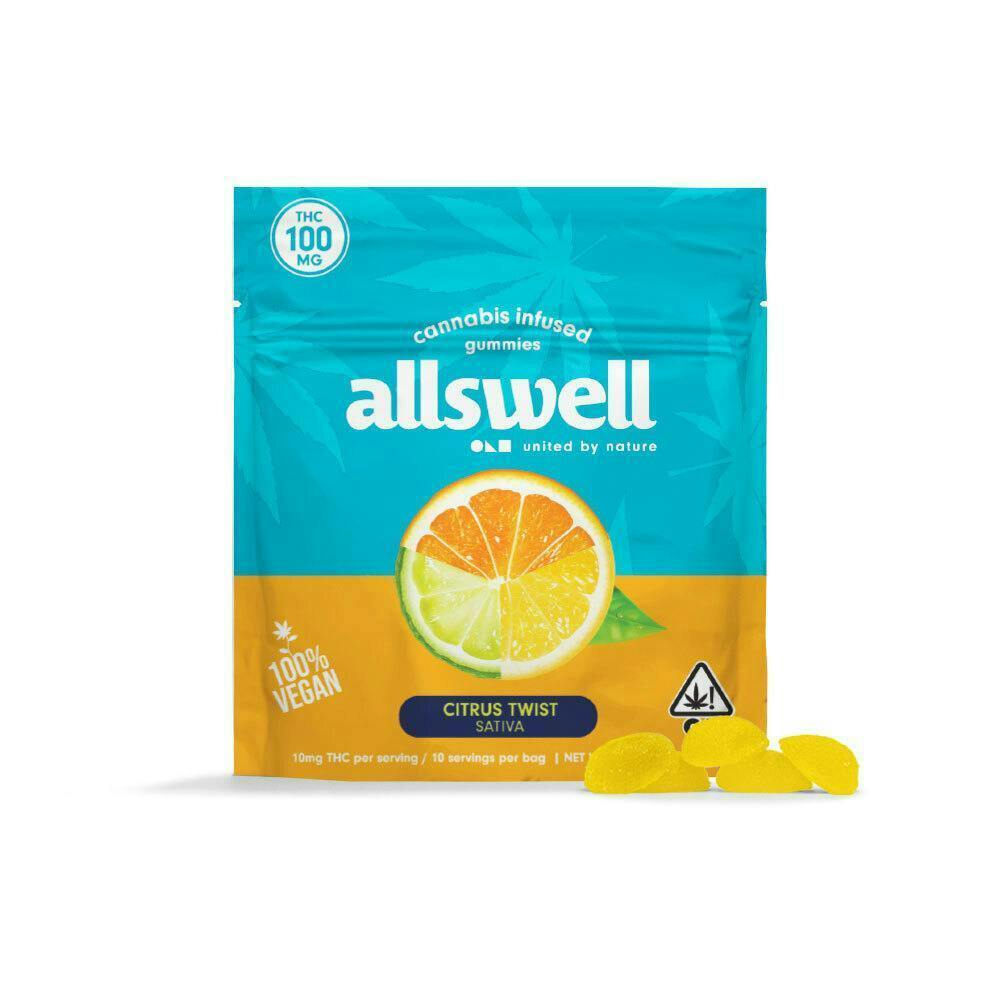 Allswell - Citrus Twist Gummies [100mg] - 1