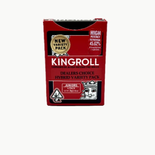 Kingroll - Kingroll Jr. Dealers Choice 3g 4-Pack - Sativa Mixed Pack #1 - 1