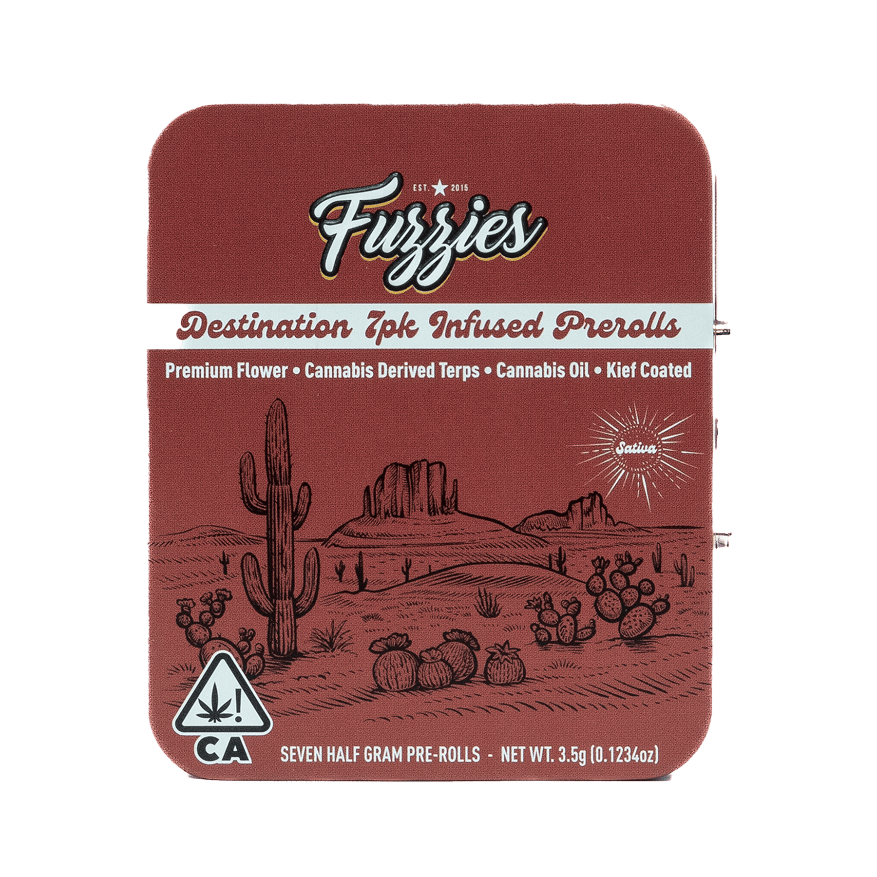 Fuzzies - Fuzzies | Destination | Orange Haze | Infused Joints | 0.5g each | 7pk - 1