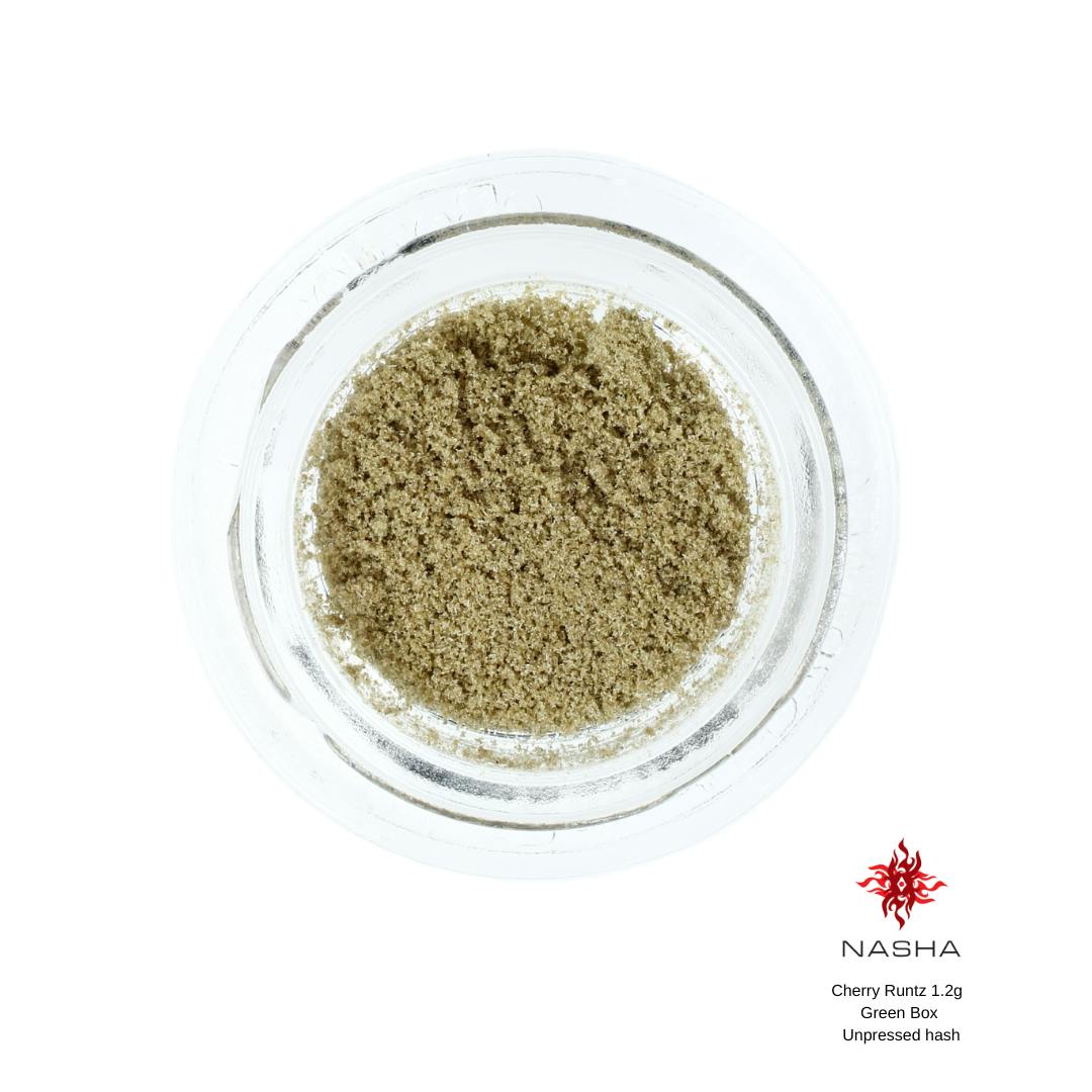 NASHA - Cherry Runtz 1.2g Green Unpressed Hash (Full Moon Farms) - 1