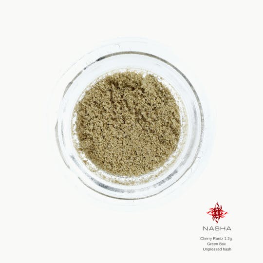 NASHA - Cherry Runtz 1.2g Green Unpressed Hash (Full Moon Farms) - 1