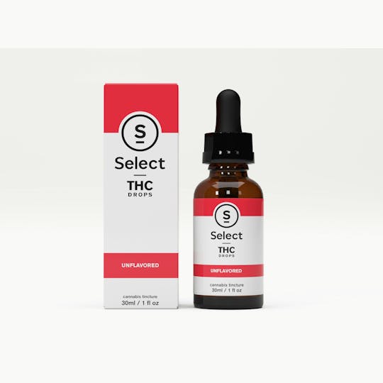 Select - Unflavored THC Drops (800mg) - 1