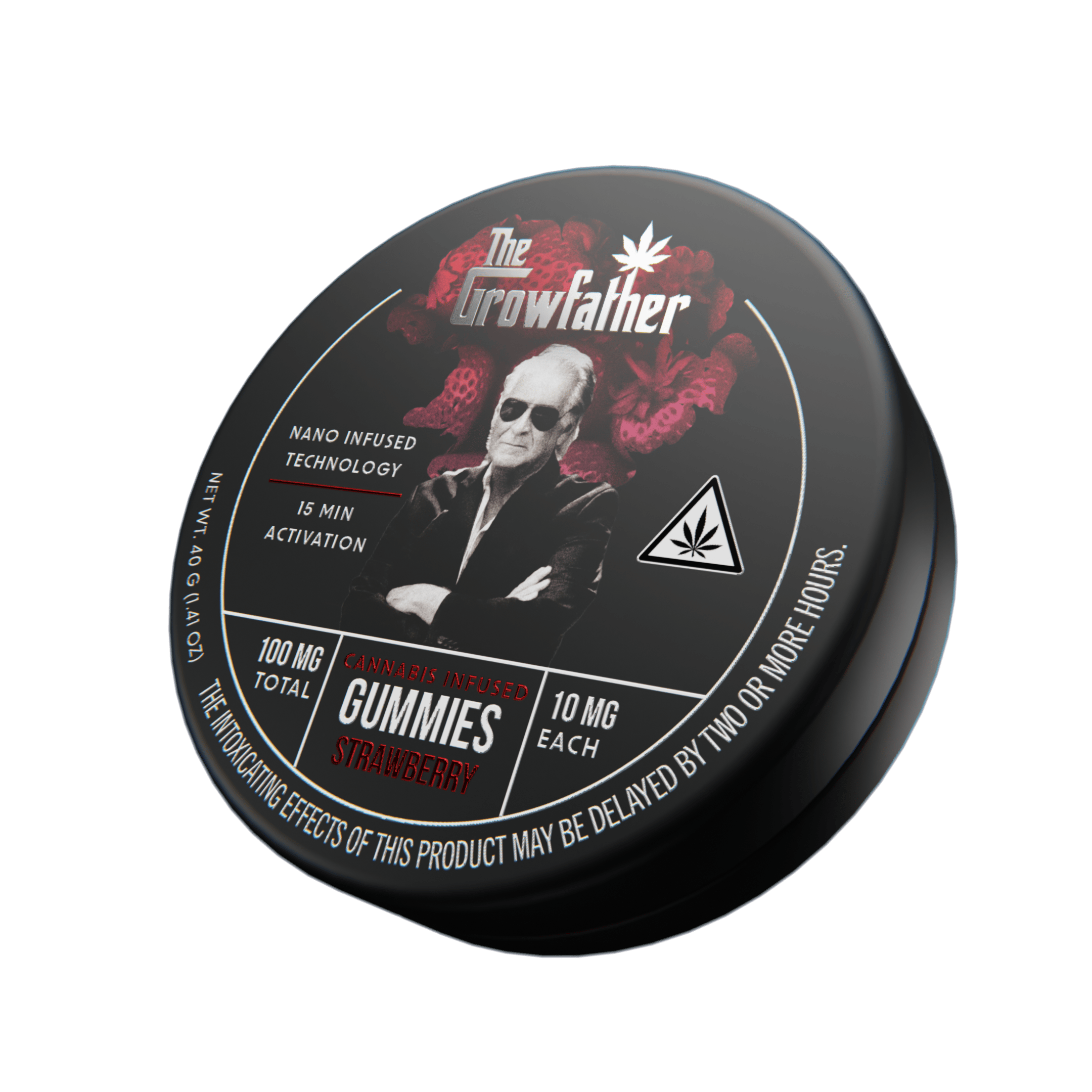 The Growfather - The Growfather Strawberry 100mg Nano-Gummies - 1