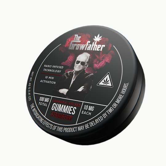 The Growfather - The Growfather Strawberry 100mg Nano-Gummies - 1