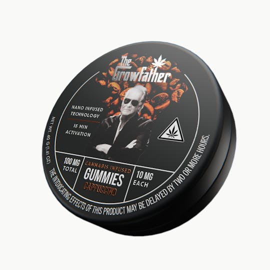 The Growfather - The Growfather Cappuccino 100mg Fast Acting Gummies (10 Count) Hybrid - 1