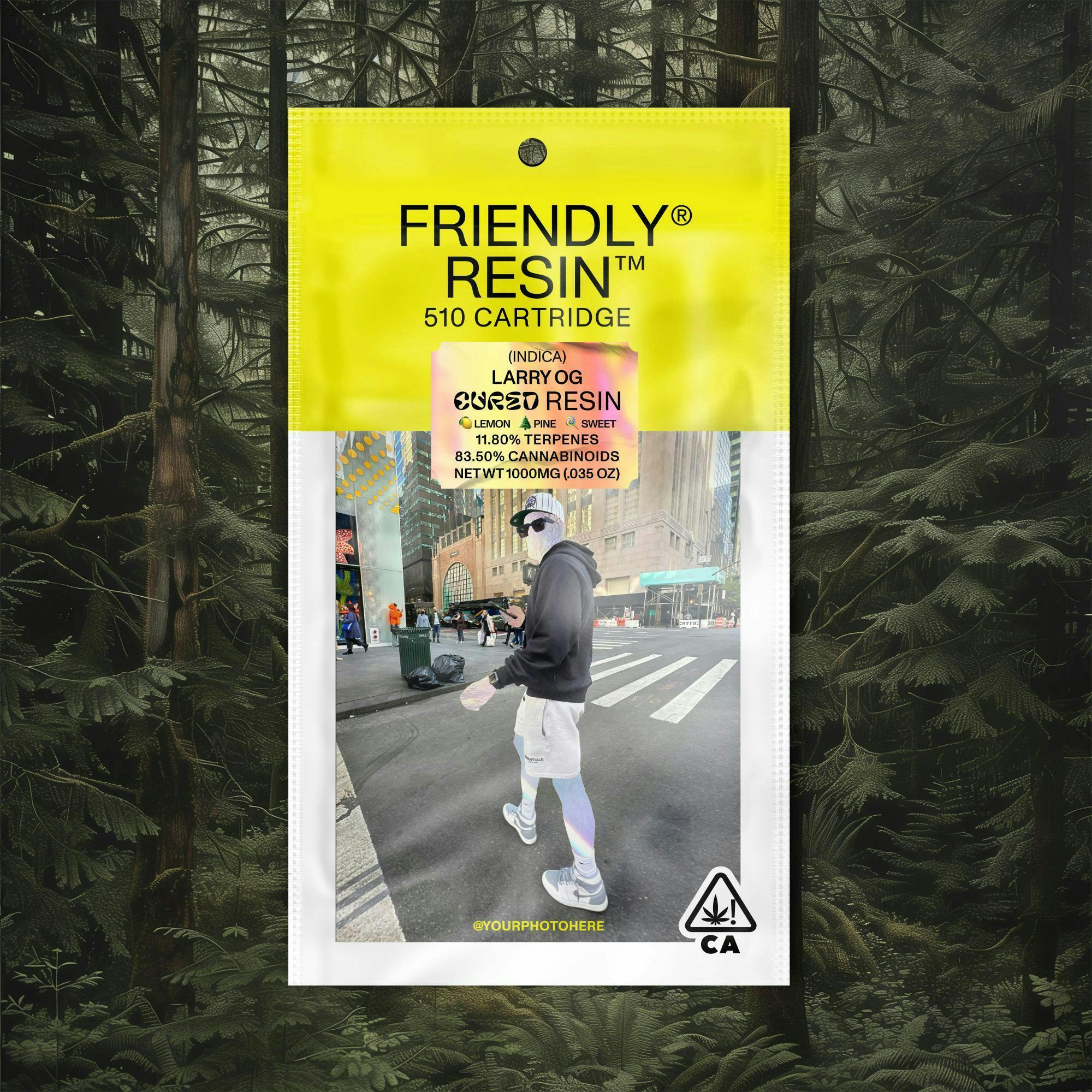 Friendly Brand - Friendly Brand | Larry OG | Cured Resin Cartridge | 1g - 1