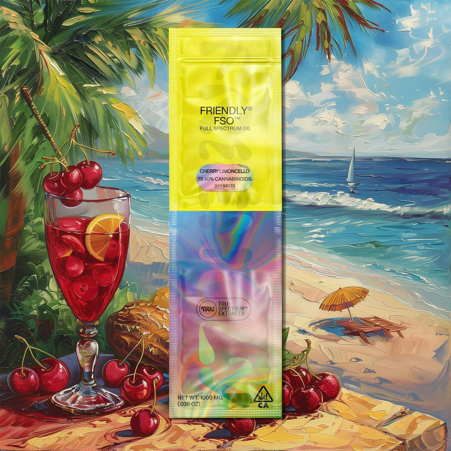 Friendly Brand - Friendly Brand | FSO Applicator | Cherry Limoncello | Extract Oils | 1g - 1
