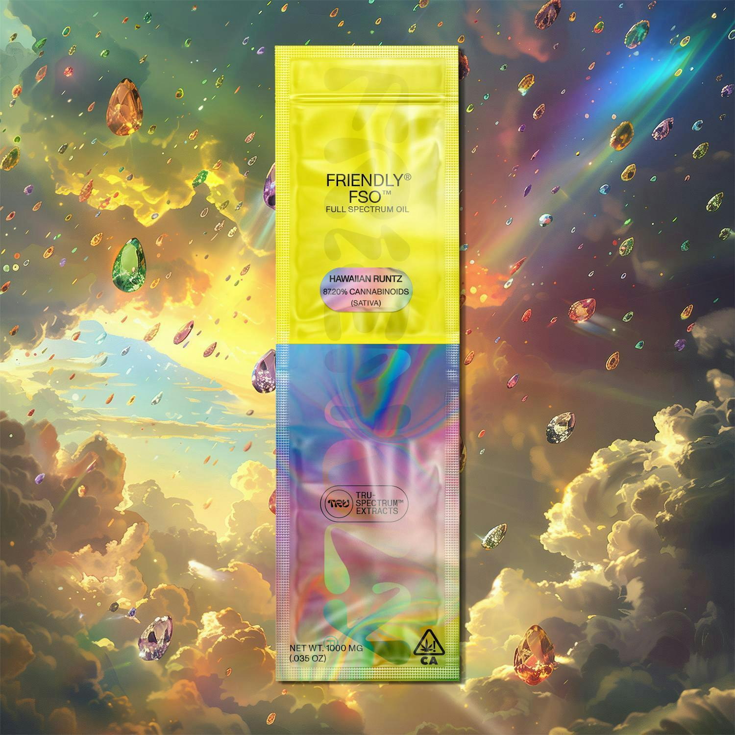 Friendly Brand - Friendly Brand | FSO Applicator | Hawaiian Runtz | Extract Oils | 1g - 1