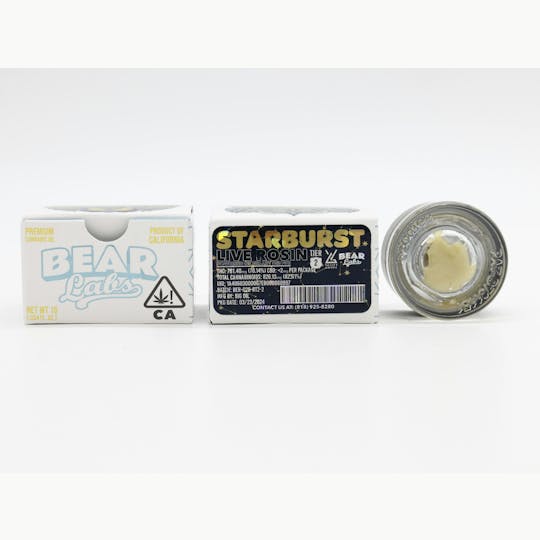 Bear Labs - Starburst T2 Live Rosin - 1g - 1
