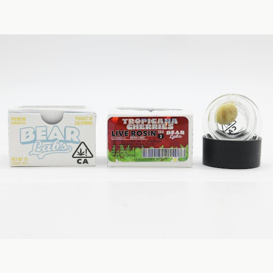 Bear Labs - Topicana Cherries T3 Live Rosin - 1g - 1