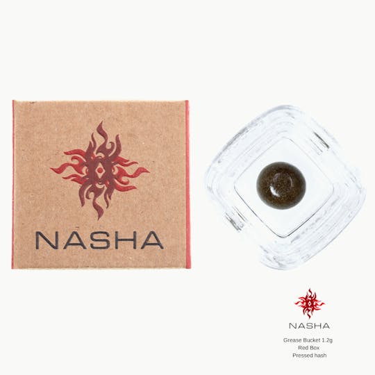NASHA - Grease Bucket 1.2g Red Pressed Hash (Sabertooth Farms) - 1