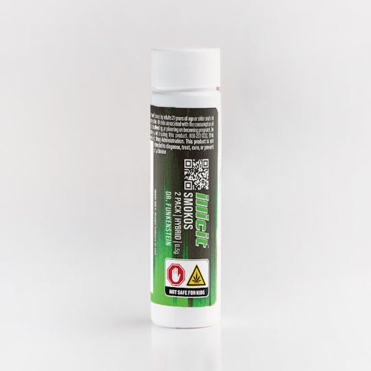 ILLICIT - Dr. Funkenstein .5g Smokos Preroll Single - 1