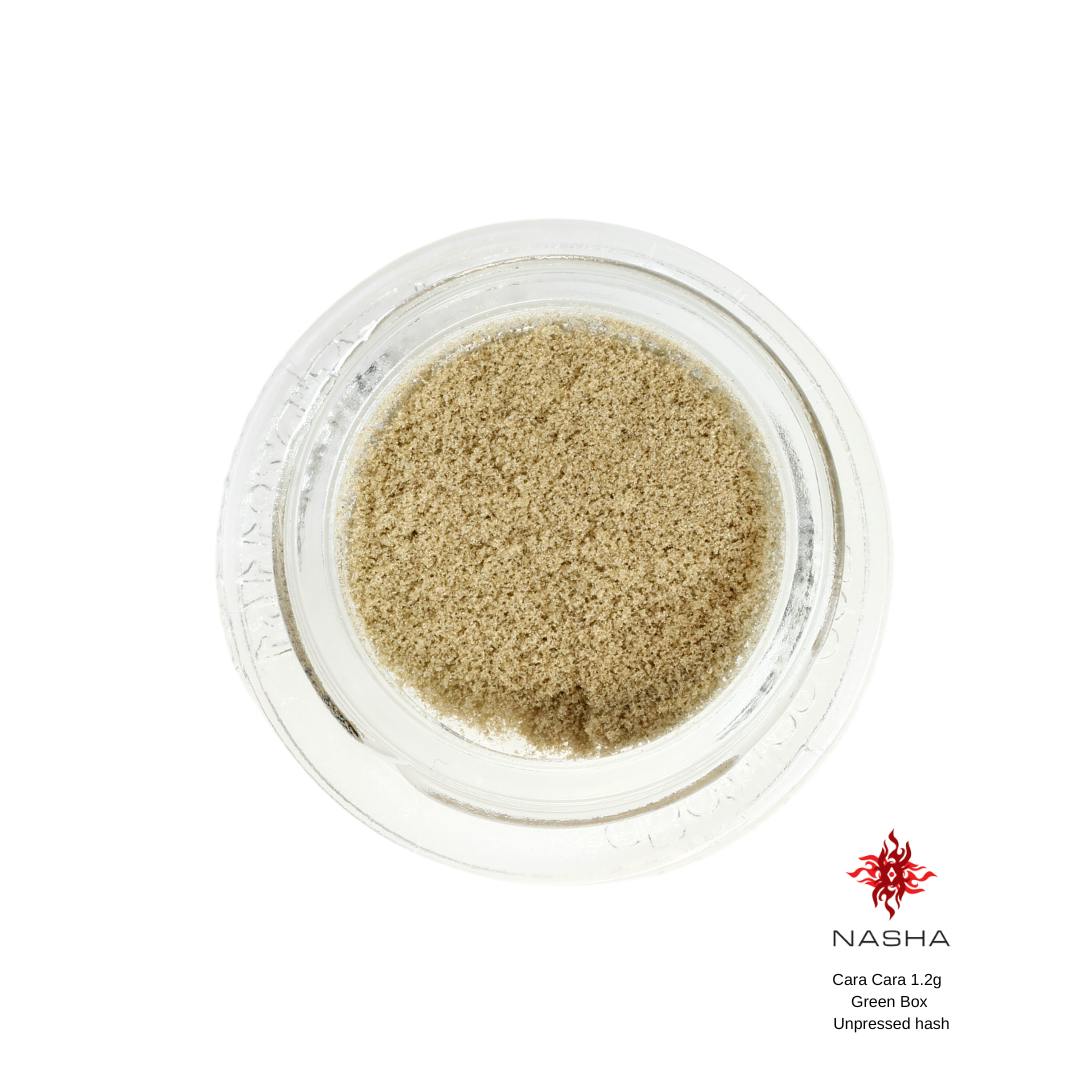 NASHA - Cara Cara 1.2g Green Unpressed Hash (Sabertooth Farms) - 1