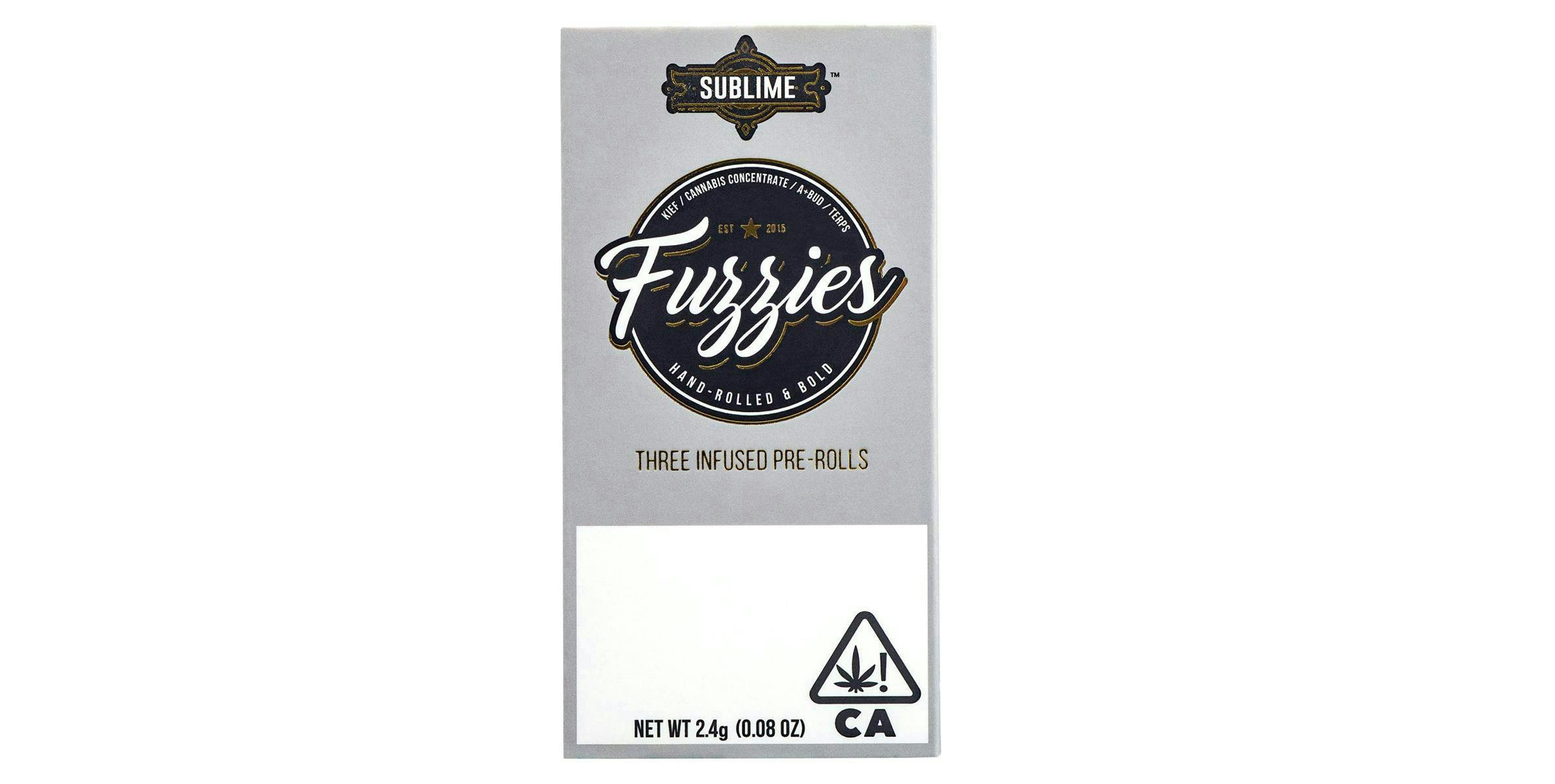 Fuzzies - Fuzzies | Legacy | Wedding Cake | Infused Joints | 0.8g each | 3pk - 1