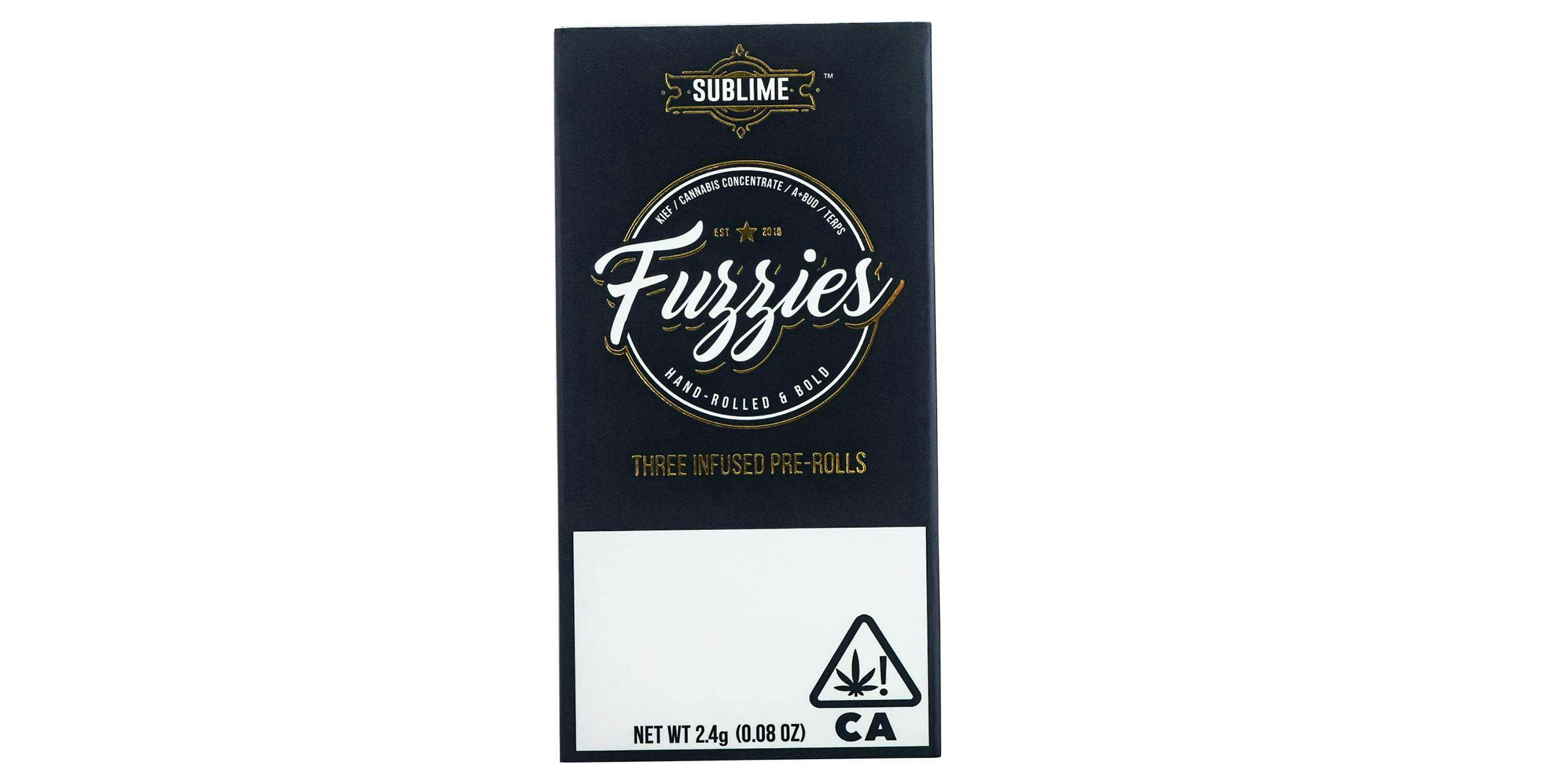 Fuzzies - Fuzzies | Legacy | OG Kush | Infused Joints | 0.8g each | 3pk - 1
