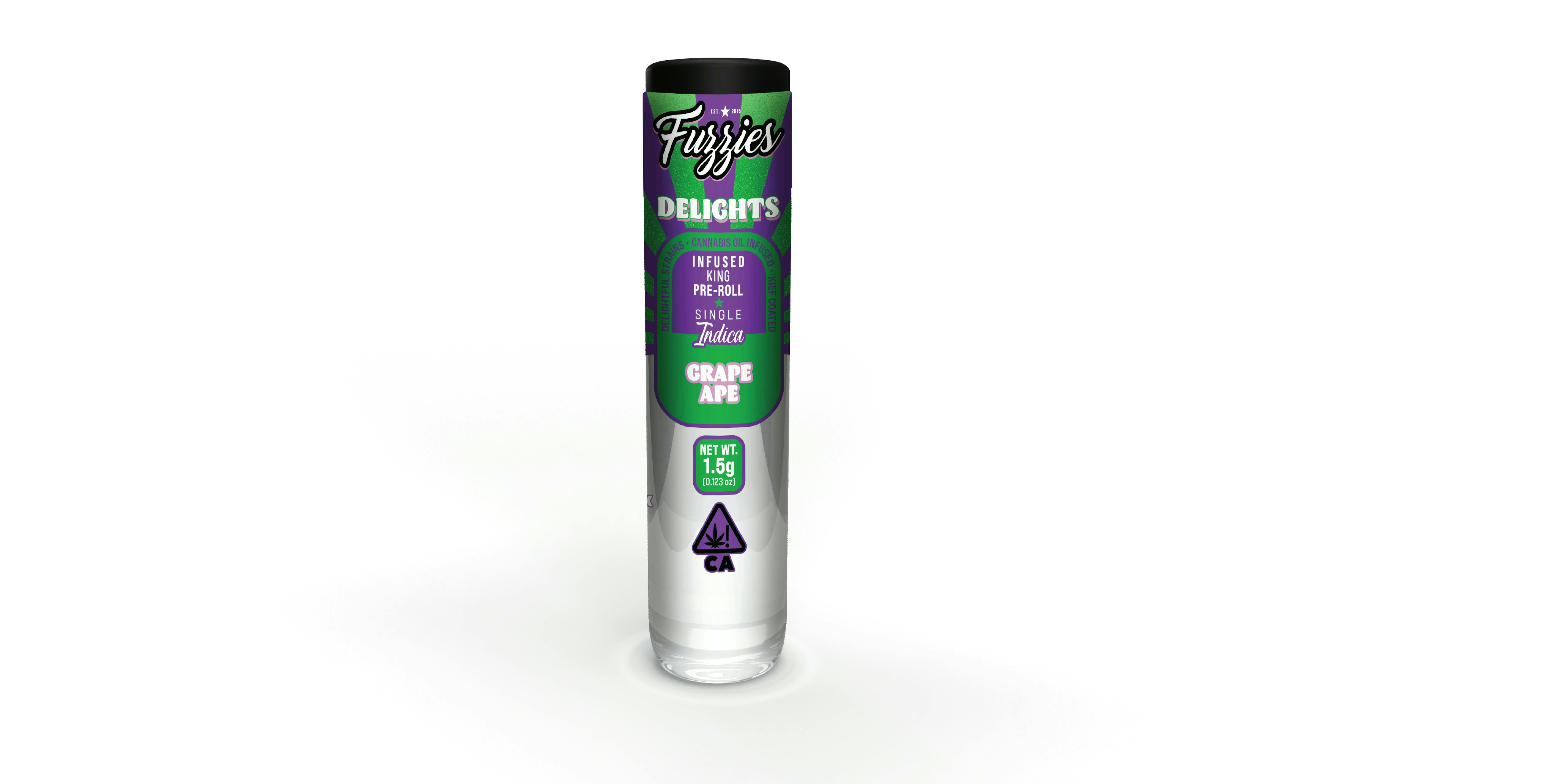 Fuzzies - Fuzzies | Delights | Grape Ape | Infused Joint | 1.5g - 1
