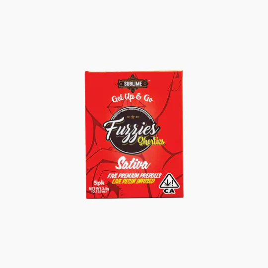 Fuzzies - Fuzzies | Shorties | Tangelo Sunrise | Infused Joints | 0.7g each | 5pk - 1