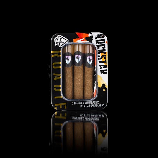 Rockstar Cannabis - Roadie | Stanky Pineapple Power Surge | 3pk | Infused Blunts | 2.55g - 1