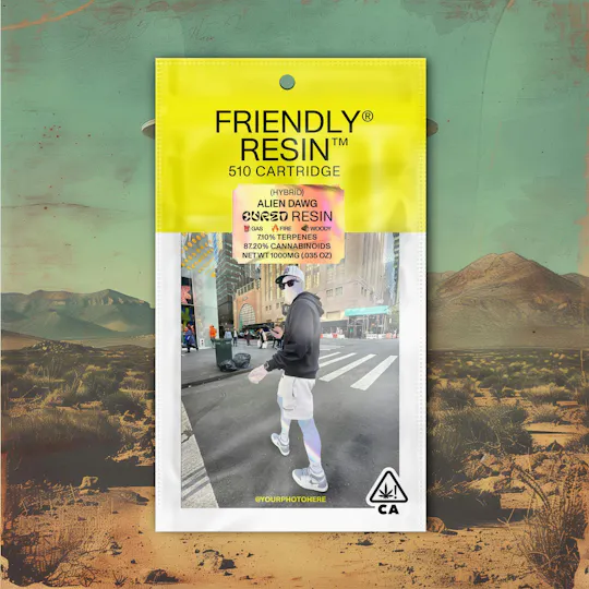 Friendly Brand - Friendly Brand | Alien Dawg | Cured Resin Cartridge | 1g - 1