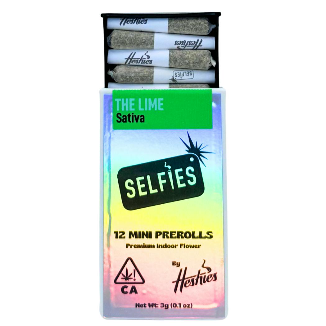 SELFiES - Preroll 12 Pack (3g) - The Lime - 1