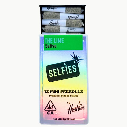 SELFiES - Preroll 12 Pack (3g) - The Lime - 1
