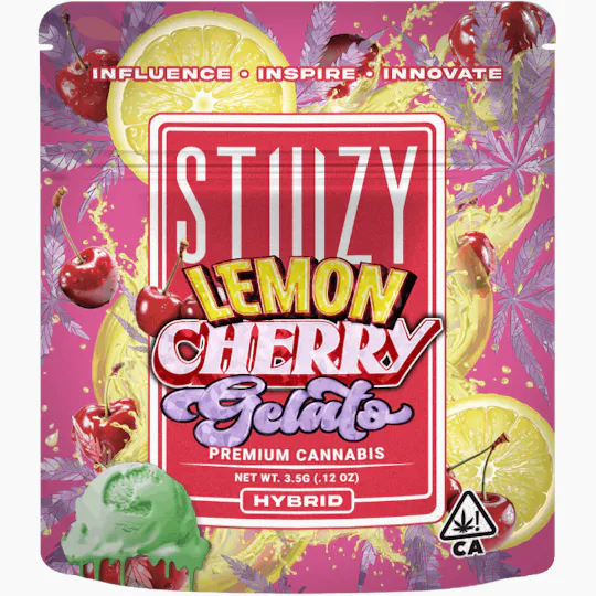 STIIIZY - - LEMON CHERRY GELATO - 3.5G STIIIZY Exotics Flower - 1