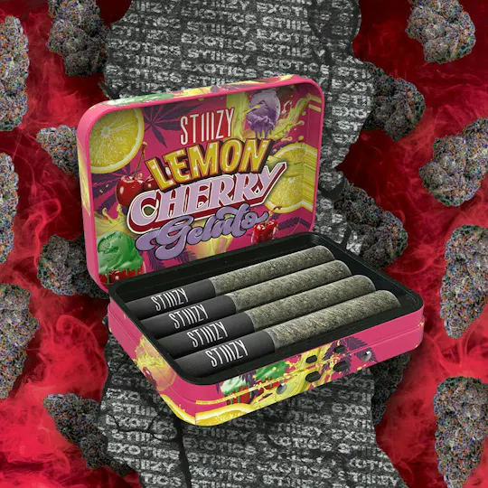 STIIIZY - - LEMON CHERRY GELATO - 3.5G STIIIZY Exotics Preroll 4 Pack - 1