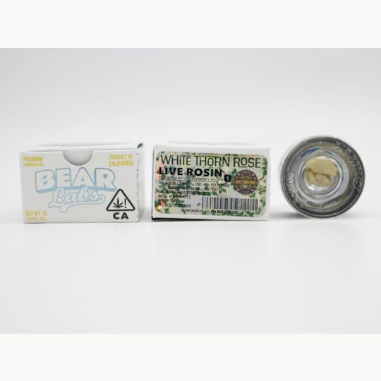 Bear Labs - White Thorn Rose T1 Live Rosin - 1g - 1
