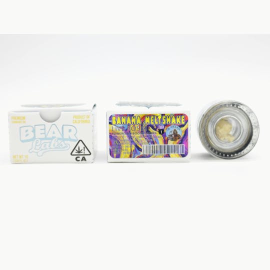 Bear Labs - Banana Meltshake T1 Live Rosin - 1g - 1