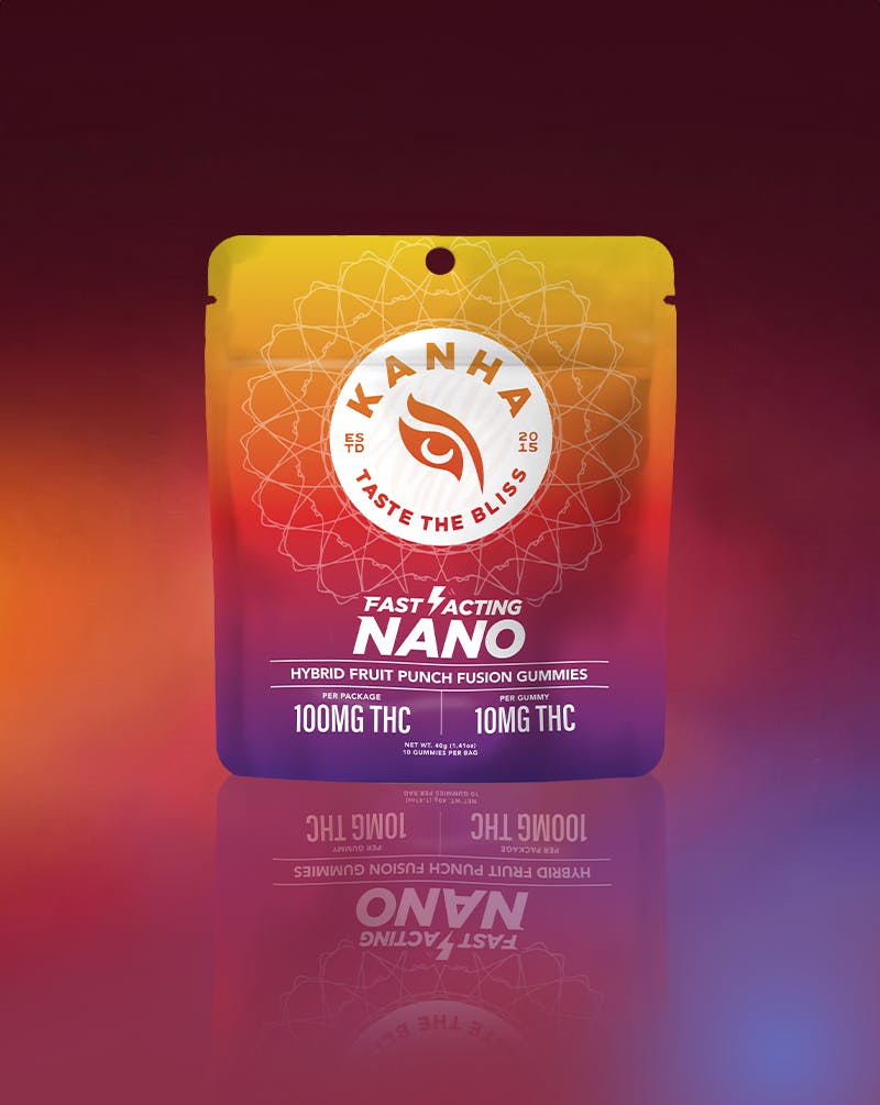 KANHA - Fruit Punch Fusion | NANO | Hybrid | 100mg THC | 10-pack - 1