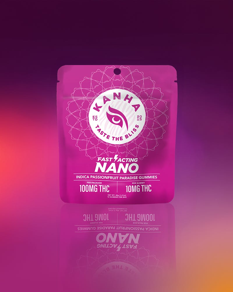 KANHA - Passionfruit Paradise | NANO | Indica | 100mg THC | 10-pack - 1