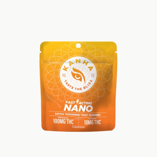 KANHA - KANHA | NANO | Tangerine Twist | Sativa | 100mg THC | 10-pack - 1
