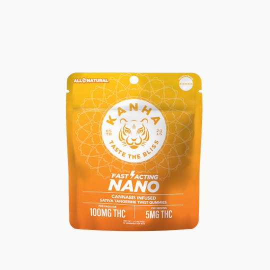 KANHA - KANHA | NANO | Tangerine Twist | Sativa | 100mg THC | 10-pack - 1