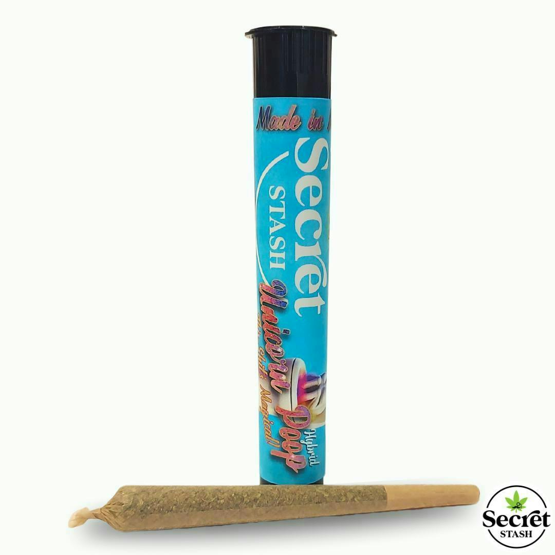 Secret Stash - Secret Stash | Full Bud Pre Roll | Unicorn Poop | 1.2g - 1