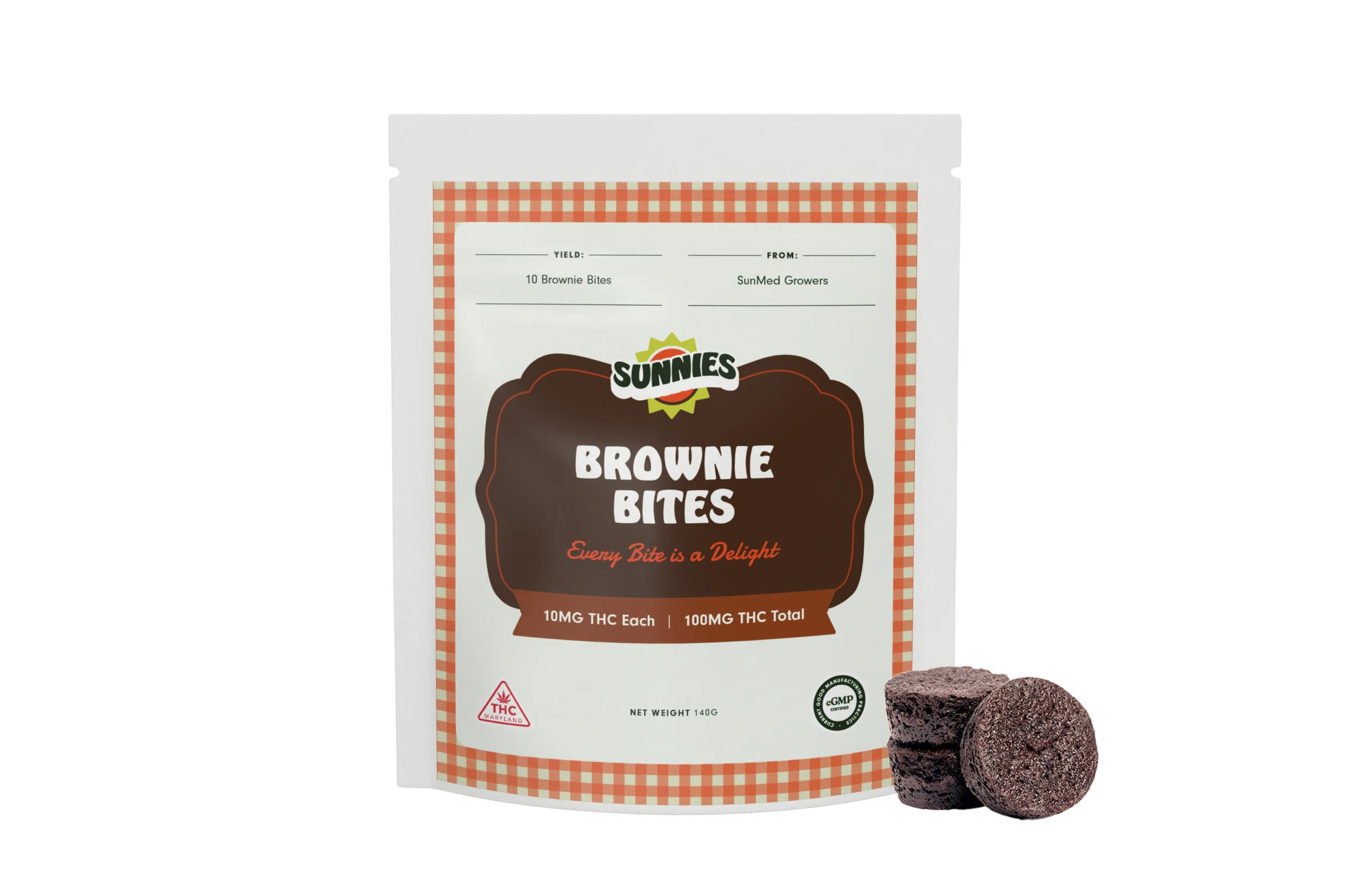 SunMed Growers - Brownie Bites 20mg/2 Pack - 1