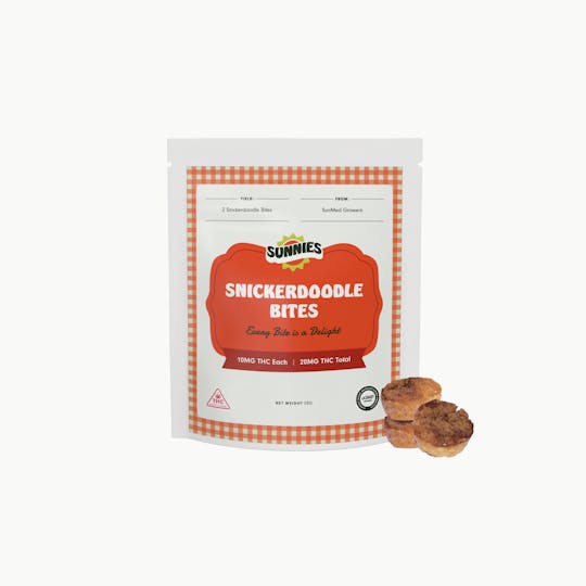 SunMed Growers - Snickerdoodle Bites Edible 20mg/2 Pack - 1