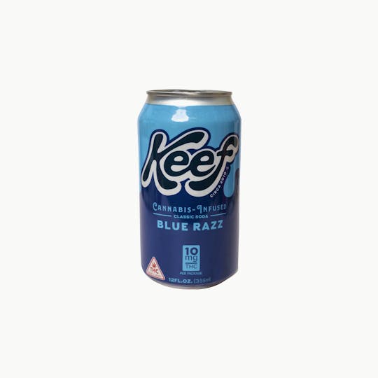 SunMed Growers - Keef Blue Razz Infused Soda 10mg THC - 1