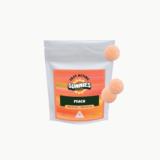 SunMed Growers - Peach Nano Gummies Edible 100mg - 1