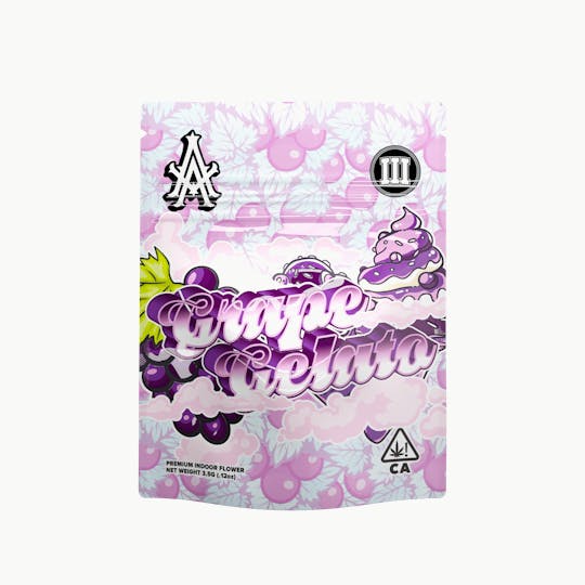 STIIIZY - GRAPE GELATO AA MYLAR 3.5G - 1