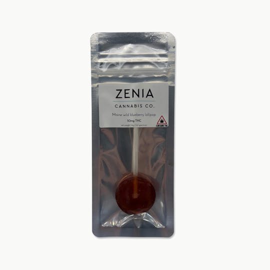 Indico - Maine Wild Blueberry 50mg Lollipop - Zenia - 1