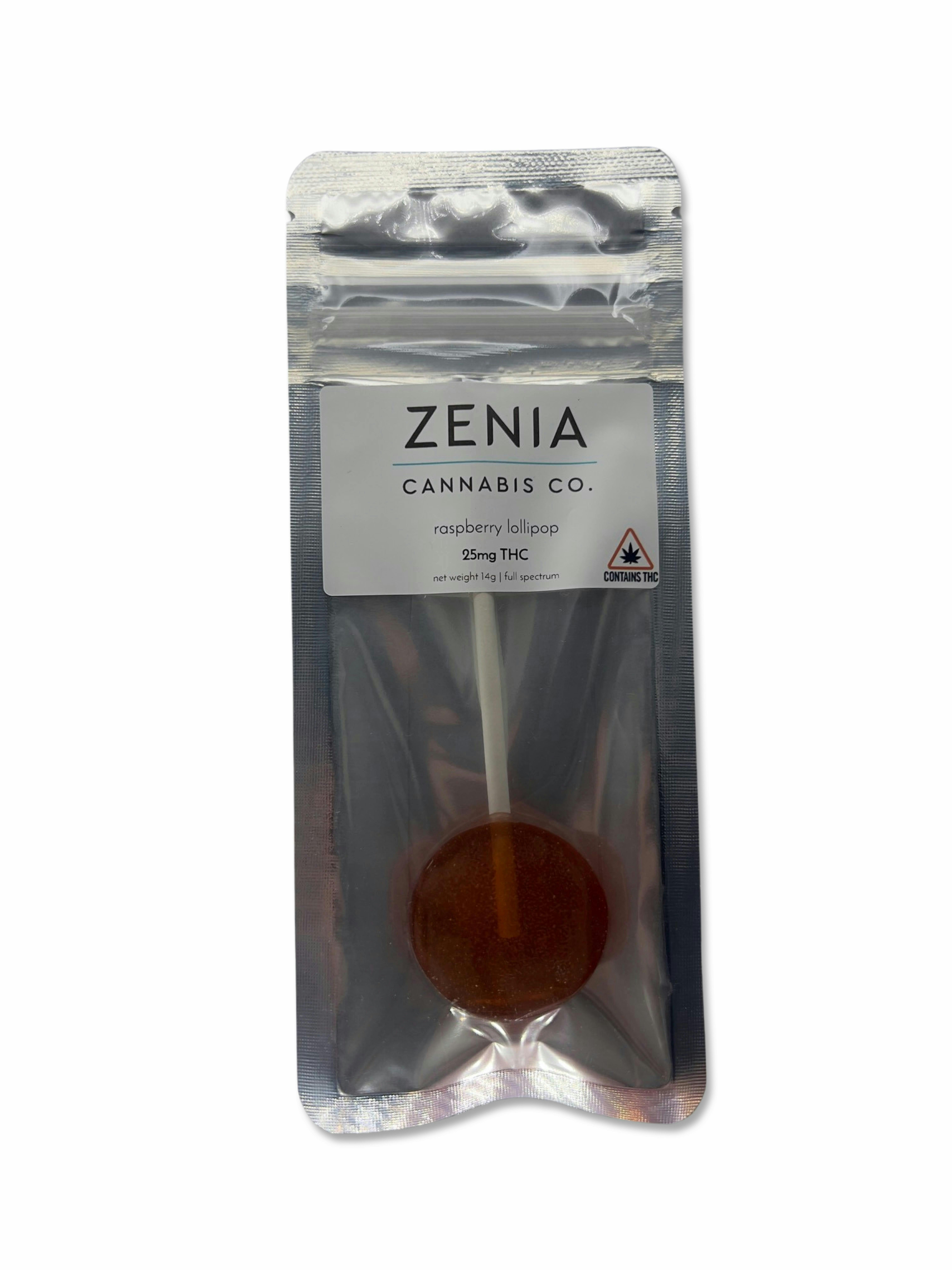 Indico - Raspberry 25mg Lollipop - Zenia - 1