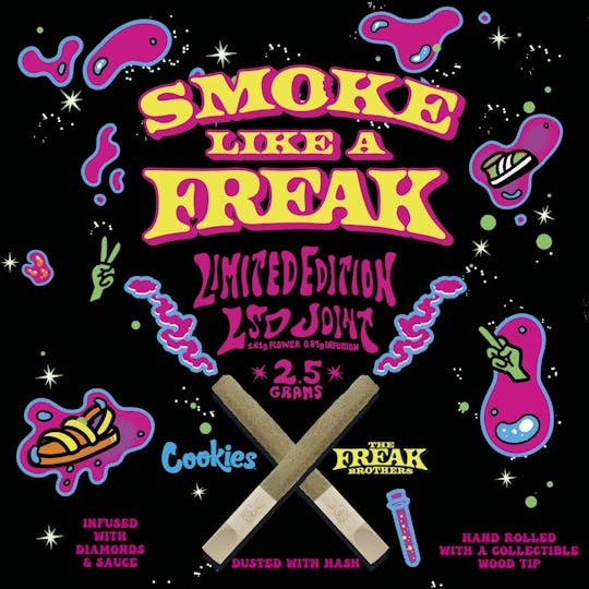 Cookies - Cookies x Freak Bros - 2.5G Infused LSD Joint - 1