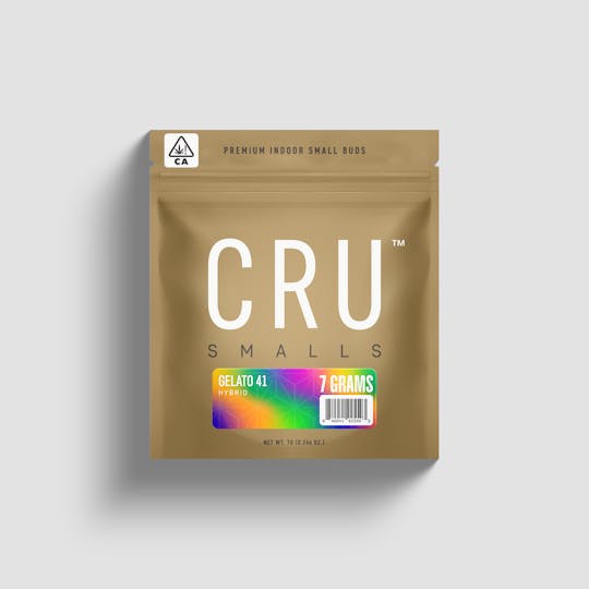 CRU Cannabis - Gelato 41 (7 Grams Smalls Flower) - 1