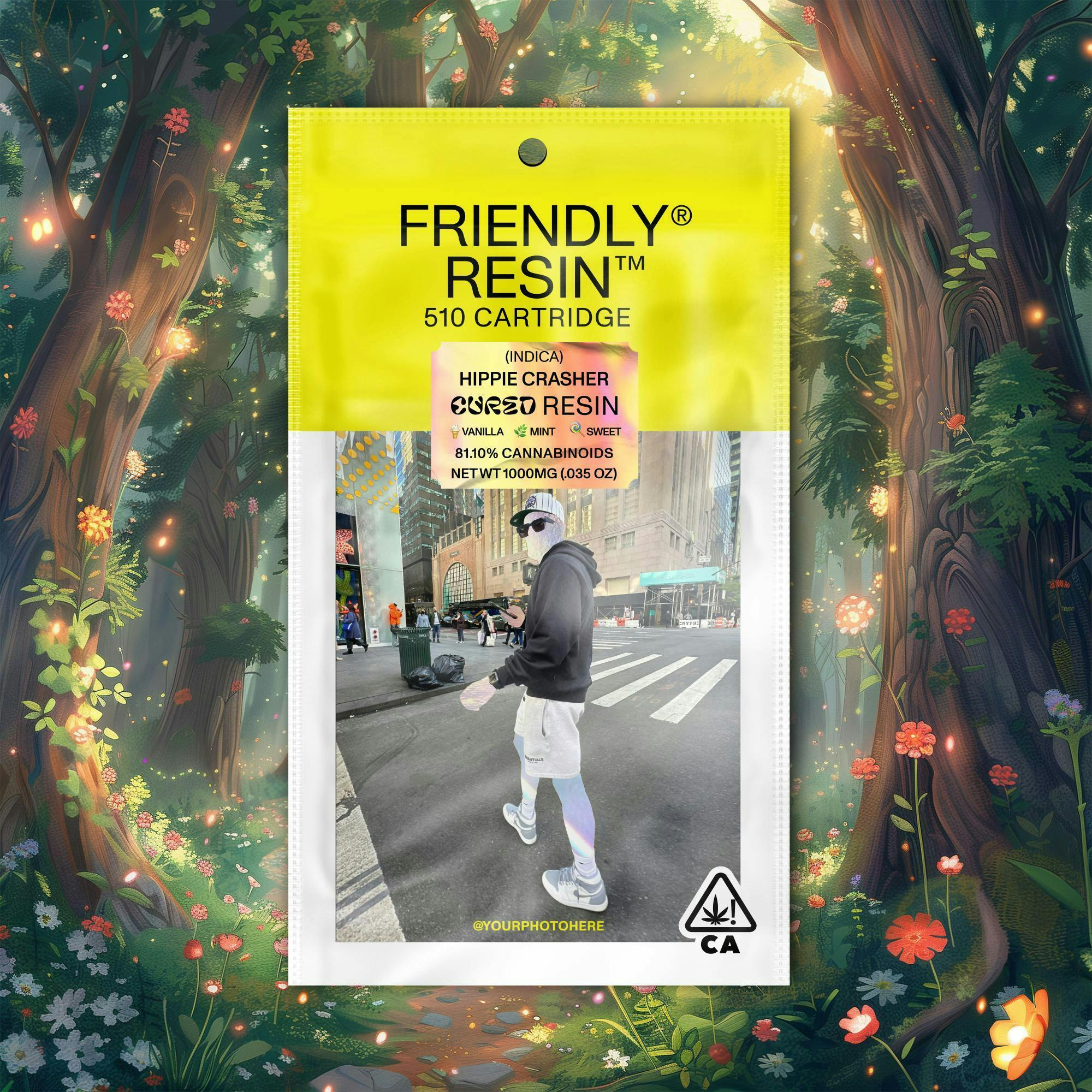 Friendly Brand - Friendly Brand | Hippie Crasher | Cured Resin Cartridge | 1g - 1