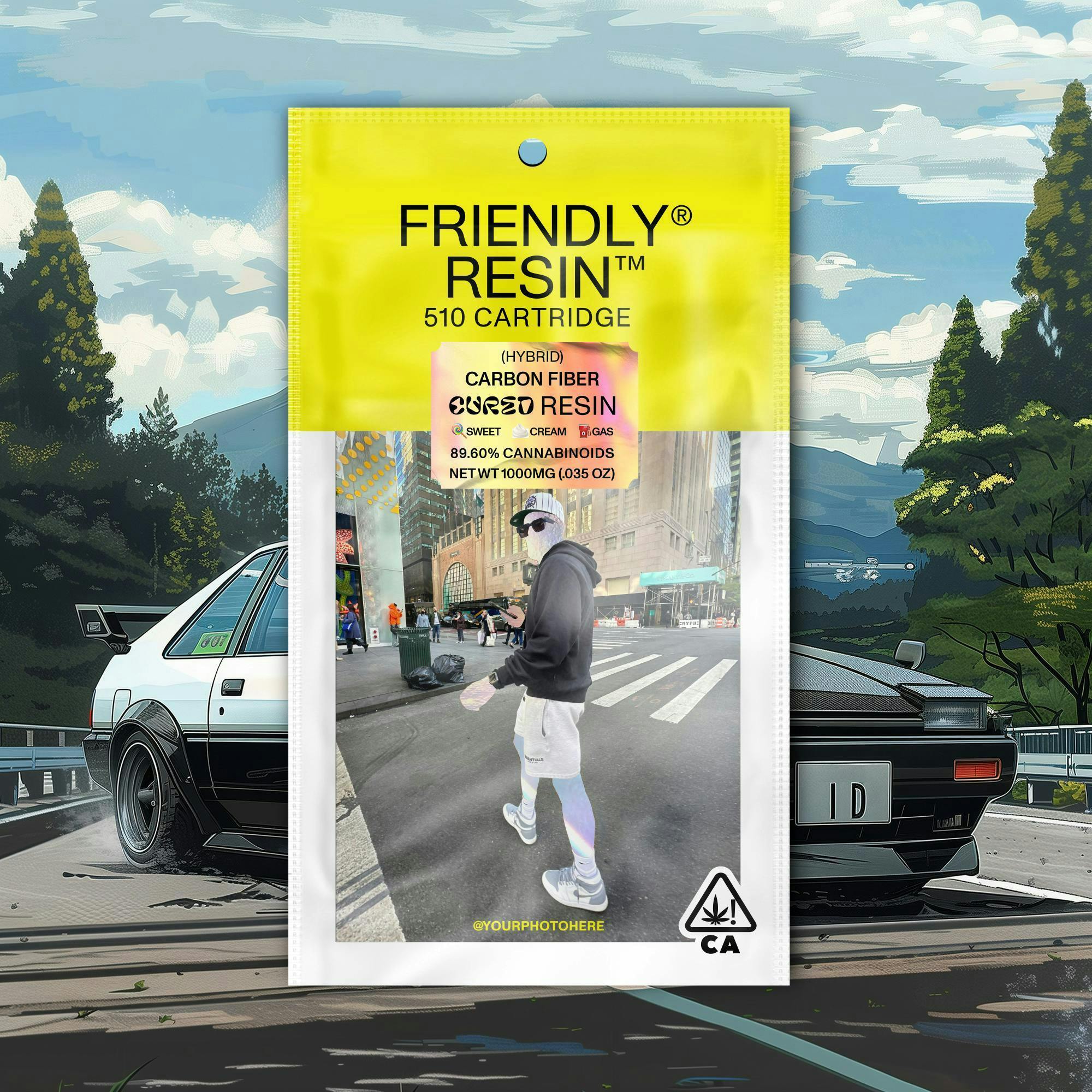 Friendly Brand - Friendly Brand | Carbon Fiber | Cured Resin Cartridge | 1g - 1